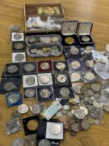 Large Collection of Assorted Coins, including assorted Commemorative Crowns, including Royal,
