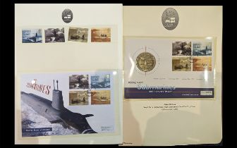 Stamp Interest - The Westminster Royal Navy Stamp First Day Cover Collection, from Mercury. Mostly