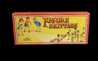 Vintage Children's Game 'Figure Skittles', made by Glevum Games. In original box, complete.
