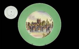 Royal Worcester Hand Painted and Signed Cabinet Plate, Signed D.Wilson. Diameter 10.25 Inches.