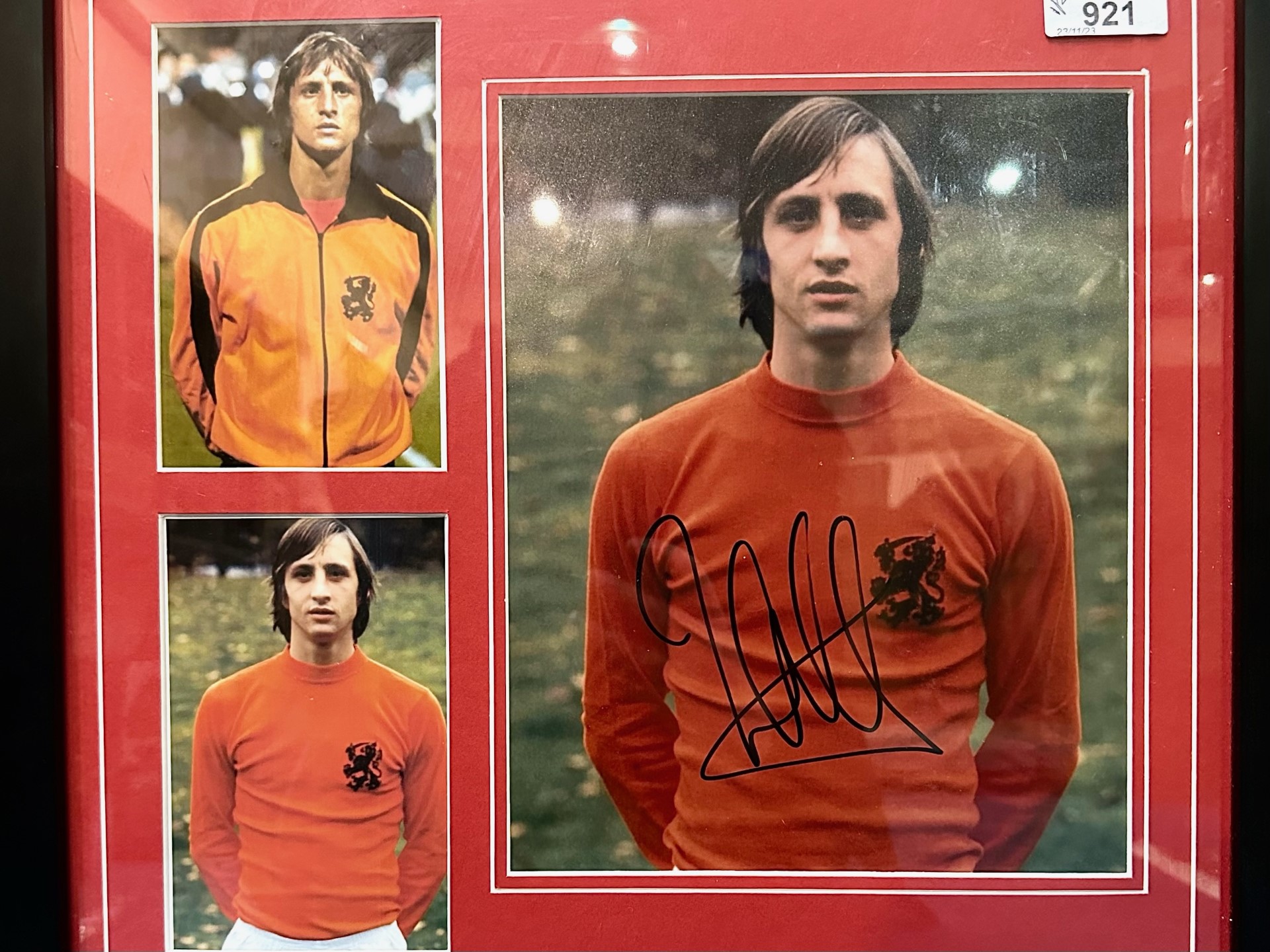 Football Interest - Two Framed Photographs, one of the 1966 World Cup Winners, and one of several - Image 3 of 3