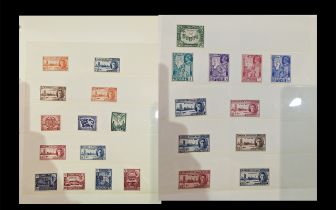 Stamp Interest - Album of the Entire 1949 George VI Victory Stamps. All 164 mint.