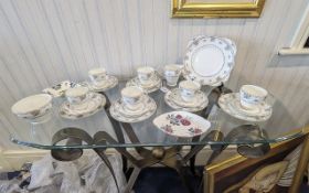 Grafton China Tea Service 'Pevensey', in