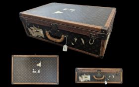 Louis Vuitton 803113 Monogrammed 1920's - 1930's Gentleman's Hand Crafted Large Trunk - Suitcase (