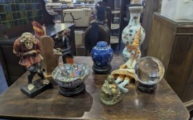 Mixed Lot of Collectables to Include Chinese, Italian etc. Good Mixed Lot of Chinese Ginger Jar,