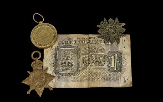 WWI Interest - Pair of Medals, Victory and War Medal awarded to J 82505 E Whitaker Ord R.N. and