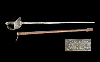 George VI Military Cavalry Dress Sword Made by Wilkinson's Sword, London.