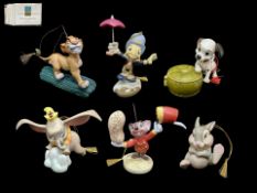 Six Walt Disney 'Classic Collection' Figures, with Certificates of Authenticity, comprising Simba