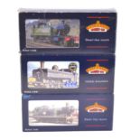 Three Bachmann OO gauge model railway tank locomotives, boxed.