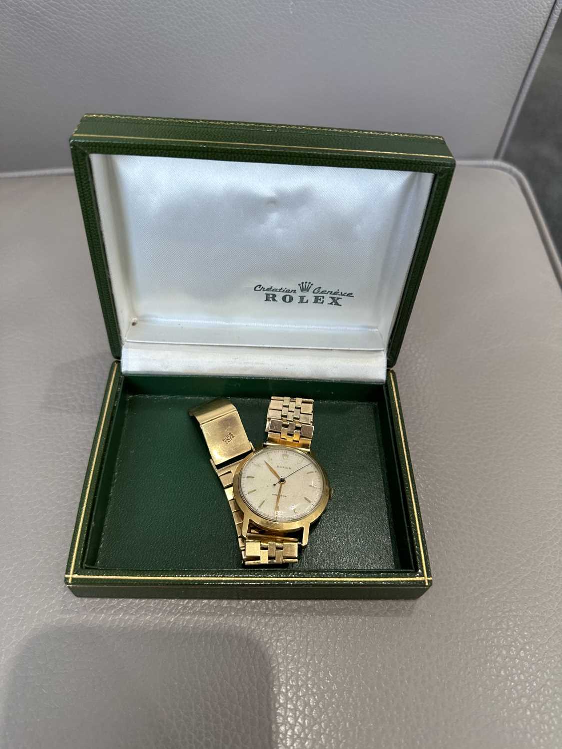 Rolex - a gentleman's 18 carat yellow gold presentation wristwatch. - Image 13 of 13