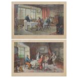 After M Dovaston, a pair of tavern prints
