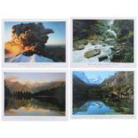 Craig Potton, three modern photographic New Zealand landscape prints, and another