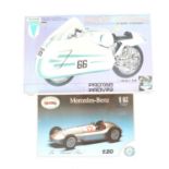 Model kits, eight including Revival Mercedes-Benz W163 'Le Grand Prix'