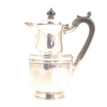 Silver hot water jug by Z Barraclough & Sons Ltd