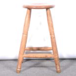 Elm stool,