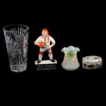 Carlton Ware advertising figure, and other ceramics and glass