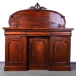 Victorian mahogany sideboard,