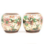 Pair of Chinese porcelain ginger jars