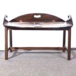 Mahogany butlers table,