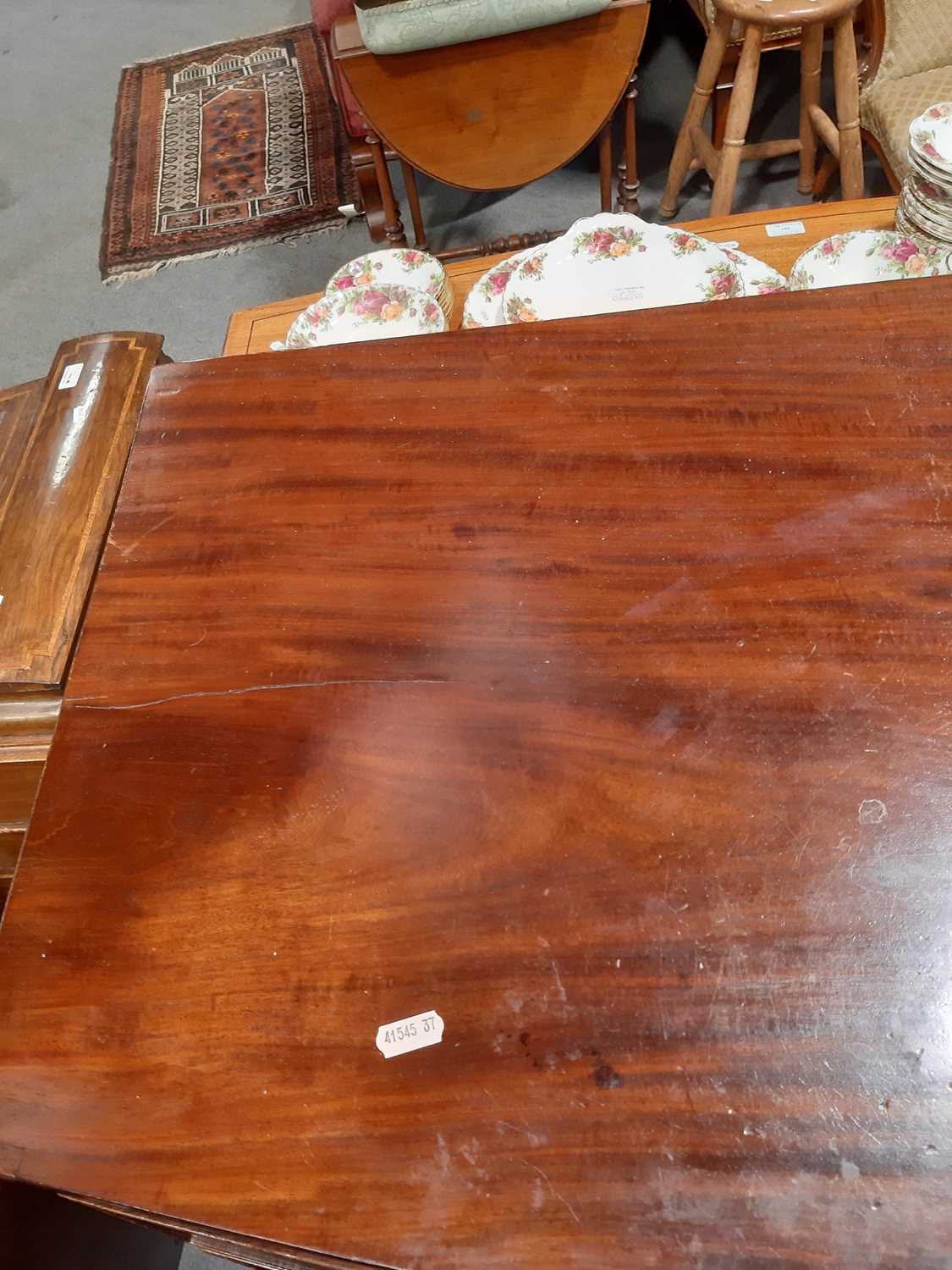 Victorian mahogany bowfront chest of drawers, - Image 4 of 8