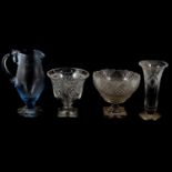 A collection of glassware