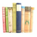 Five boxes of books including E M Forster, A Room with a View, signed etc