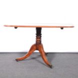 Victorian mahogany supper table