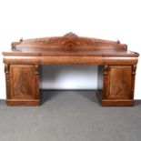 Victorian mahogany sideboard,