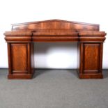 Victorian mahogany sideboard,