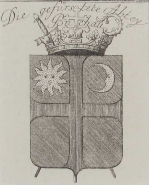 John Wood, Classical scene of a trail, pencil and wash, and five Antiquarian prints of Armorial Coat - Image 7 of 7