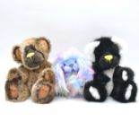 Three Shells Bears, artist made teddy bears by Michelle Martin