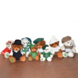 Eight Paddy Pals 'Charming Irish Teddy Bears'