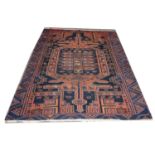 Three Persian rugs,