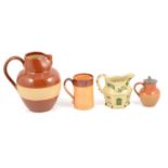 One box of Victorian salt-glazed and stoneware jugs.