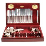 Viners silver plated canteen of cutlery,