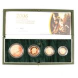 The 2006 UK Gold Proof Four-Coin Sovereign Collection.