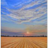 Victor White (contemporary), Sunset over stubble field