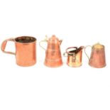 Collection of copper and brassware