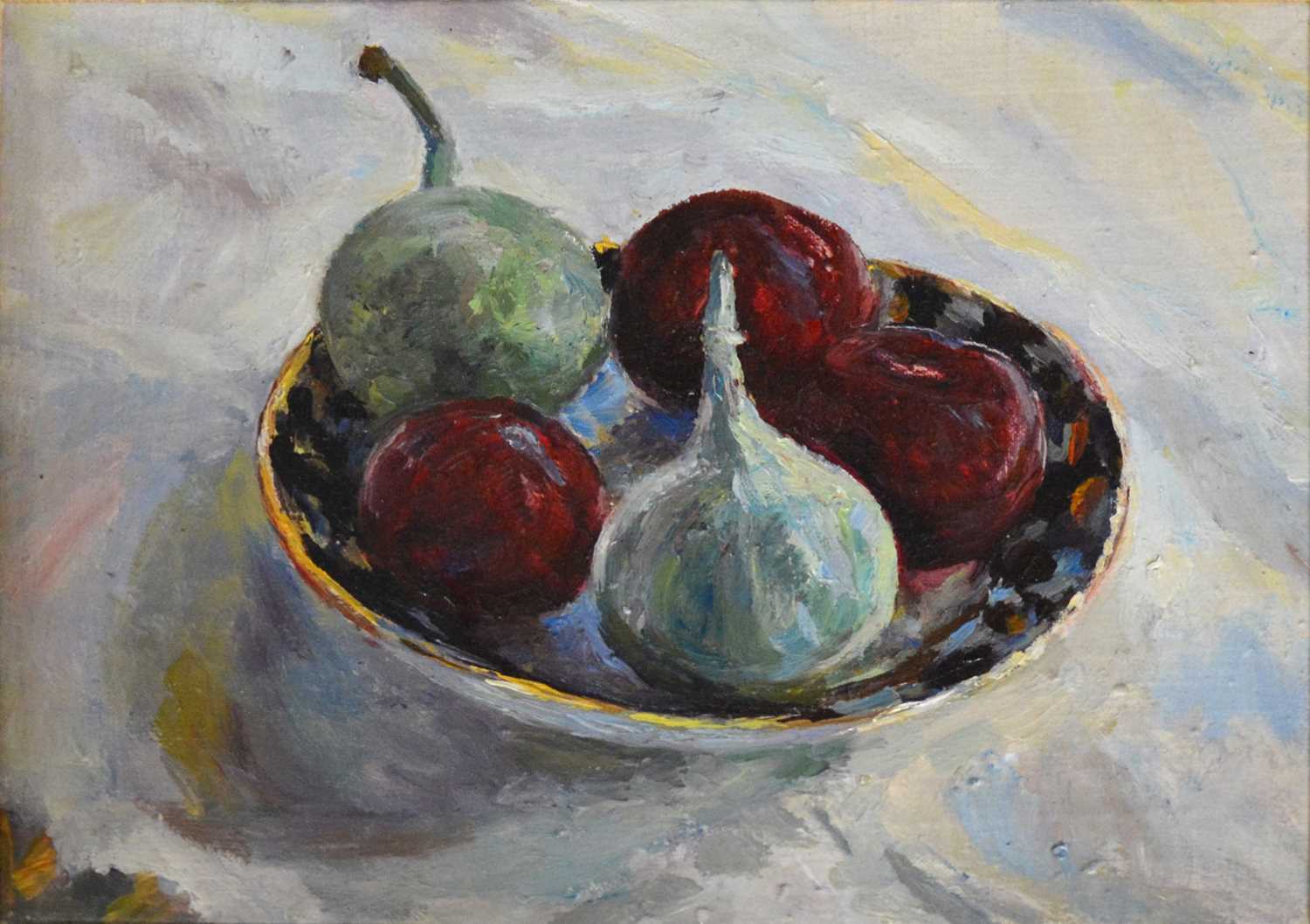Pat Porter, Figs and Plums II, and Three Fresh Eggs. - Image 3 of 3