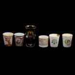 Collection of Victorian and early 20th century commemorative wares