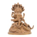 Indian brass deity,