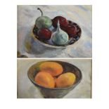 Pat Porter, Figs and Plums II, and Three Fresh Eggs.