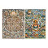 Two Tibetan Thangka,