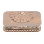 American white metal double stamp case.