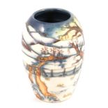 #Anji Davenport for Moorcroft, 'Woodside Farm' vase.