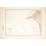 Twenty-six marine charts, including Sicily - Mazzara to Palma