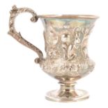 William IV silver Christening mug, John James Keith, London 1836.