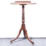 George III mahogany reading table,