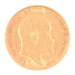 Gold Half Sovereign, Edward VII 1907.