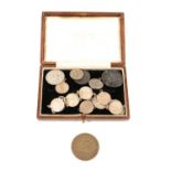English and international coins from 17th century onwards, and some banknotes.